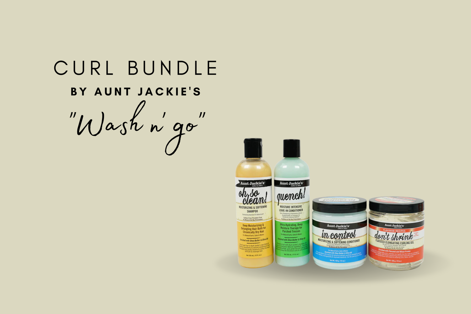 Aunt Jackies Wash n' go products Ladies On The Run Ltd