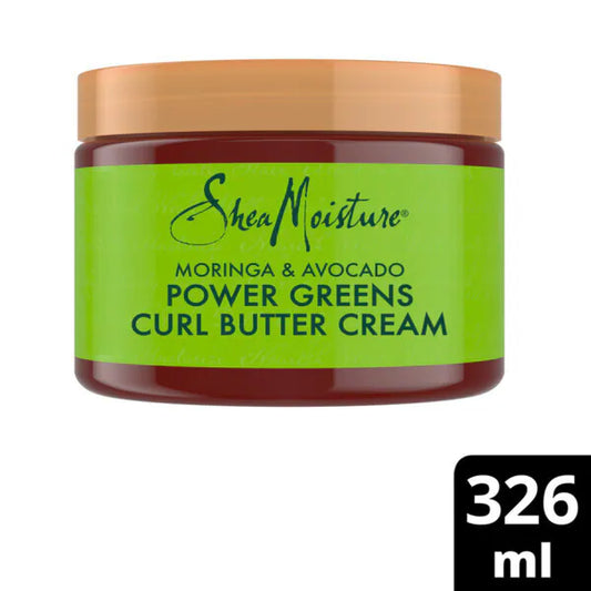 Ladies on the Run Hair and Skincare Club -SHEA MOISTURE Moringa & Avocado Power Curl Butter Cream 326ml
