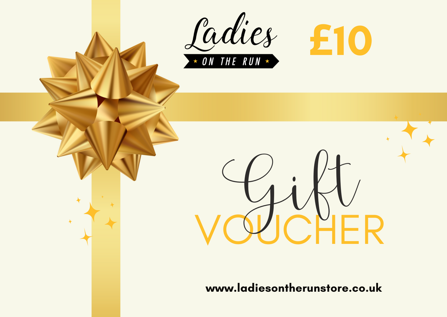 Ladies On The Run Hair & Skincare Club Ladies On The Run - Digital Gift Card £10.00 - Ladies On The Run Hair & Skincare Club