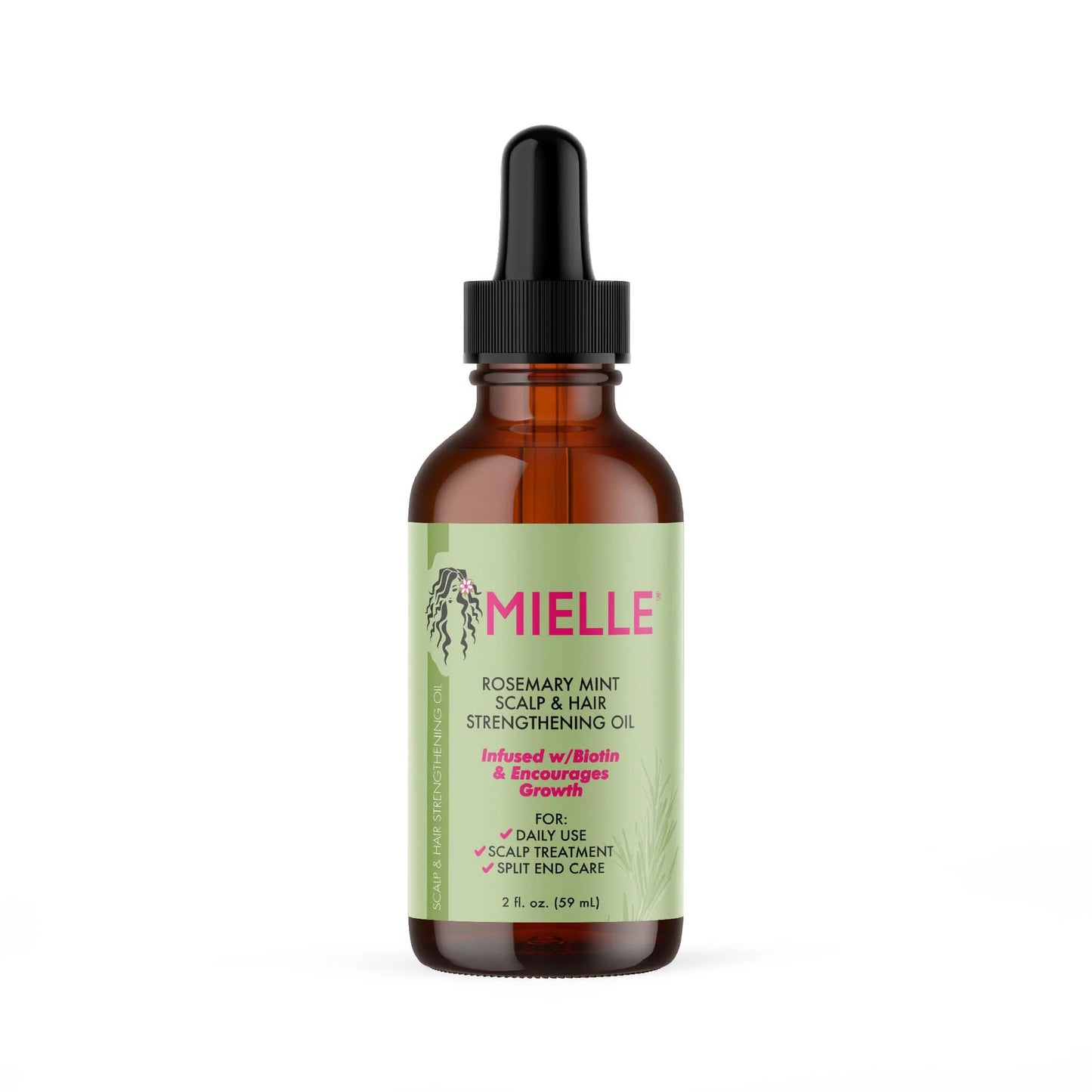 Ladies On The Run Hair & Skincare Club MIELLE ORGANICS Rosemary Mint Scalp And Hair Strengthening Oil Serums and Oils - Ladies On The Run Hair & Skincare Club