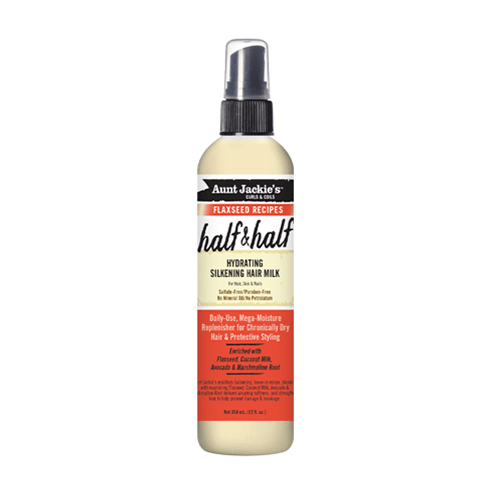 Aunt Jackie's AUNT JACKIE'S - HALF & HALF HYDRATING SILKENING HAIR MILK - 12OZ - Ladies On The Run Hair & Skincare Club