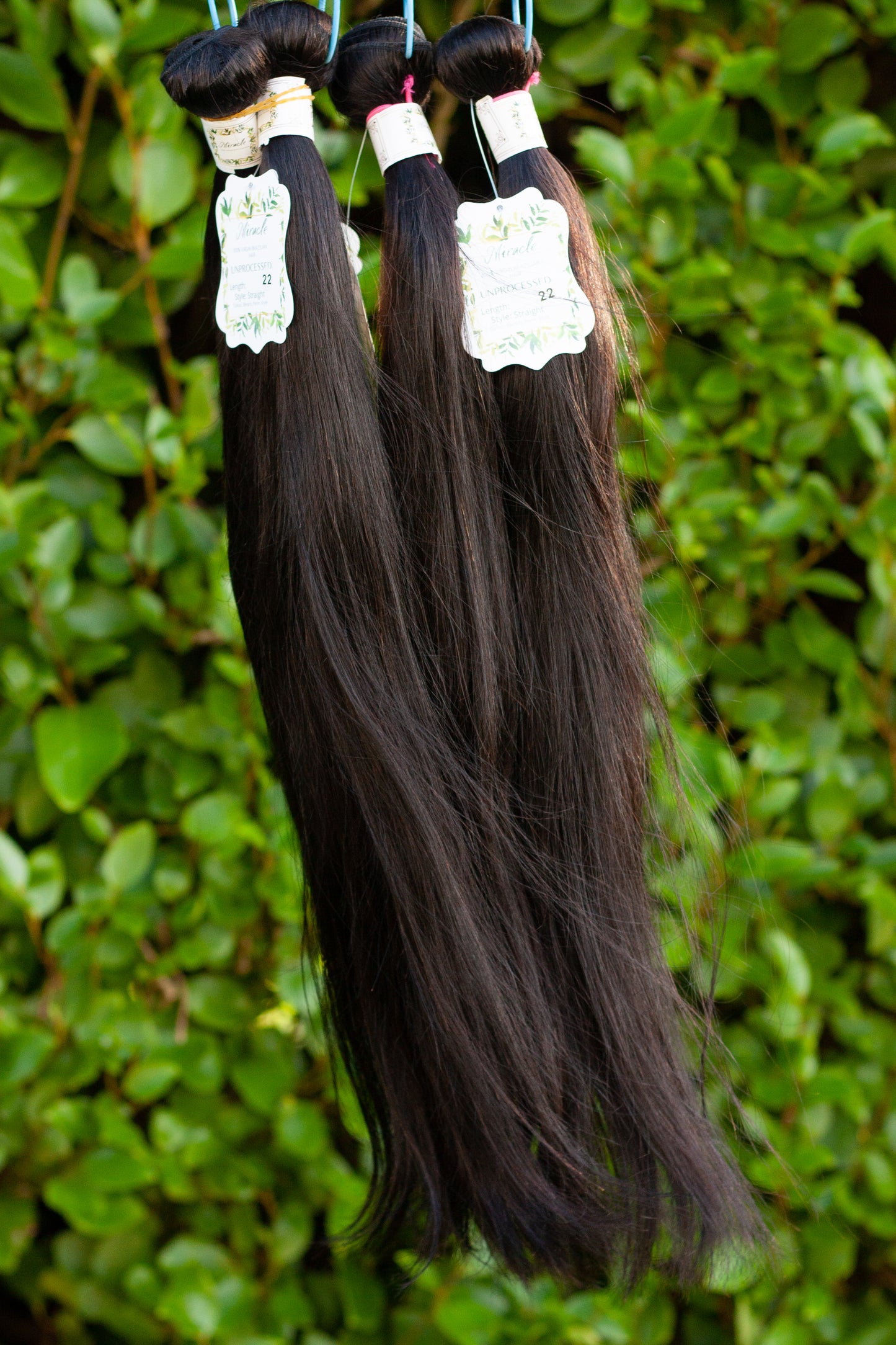 Miracle Miracle - STRAIGHT 100% Virgin Brazilian Hair Unprocessed Hair Extensions - Ladies On The Run Hair & Skincare Club