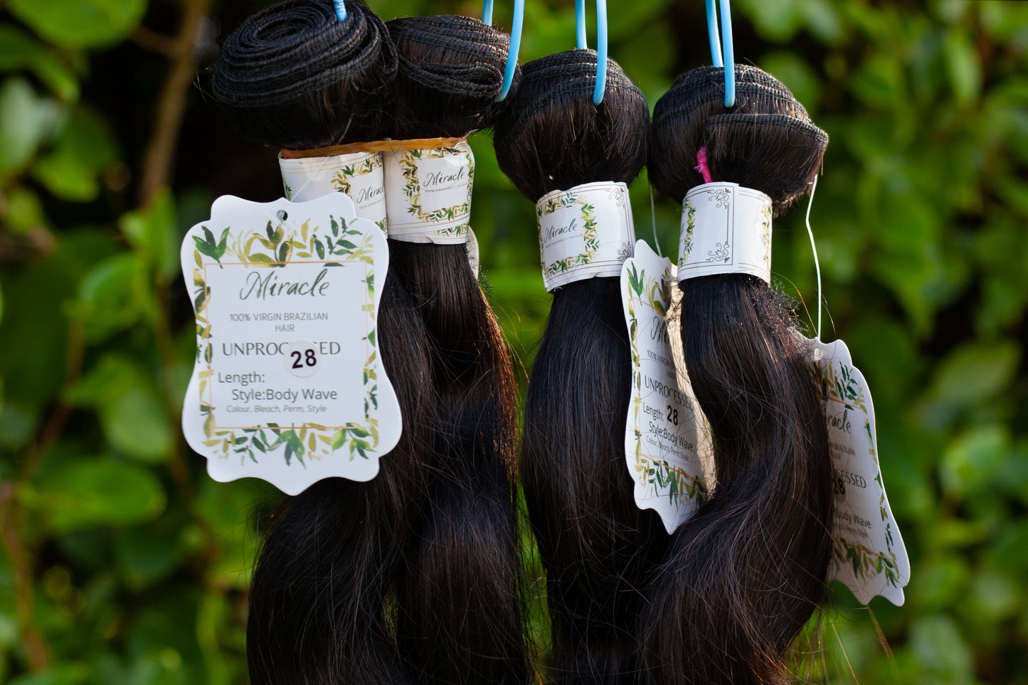 Miracle Miracle - BODY WAVE 100% Virgin Brazilian Hair Unprocessed Hair Extensions - Ladies On The Run Hair & Skincare Club