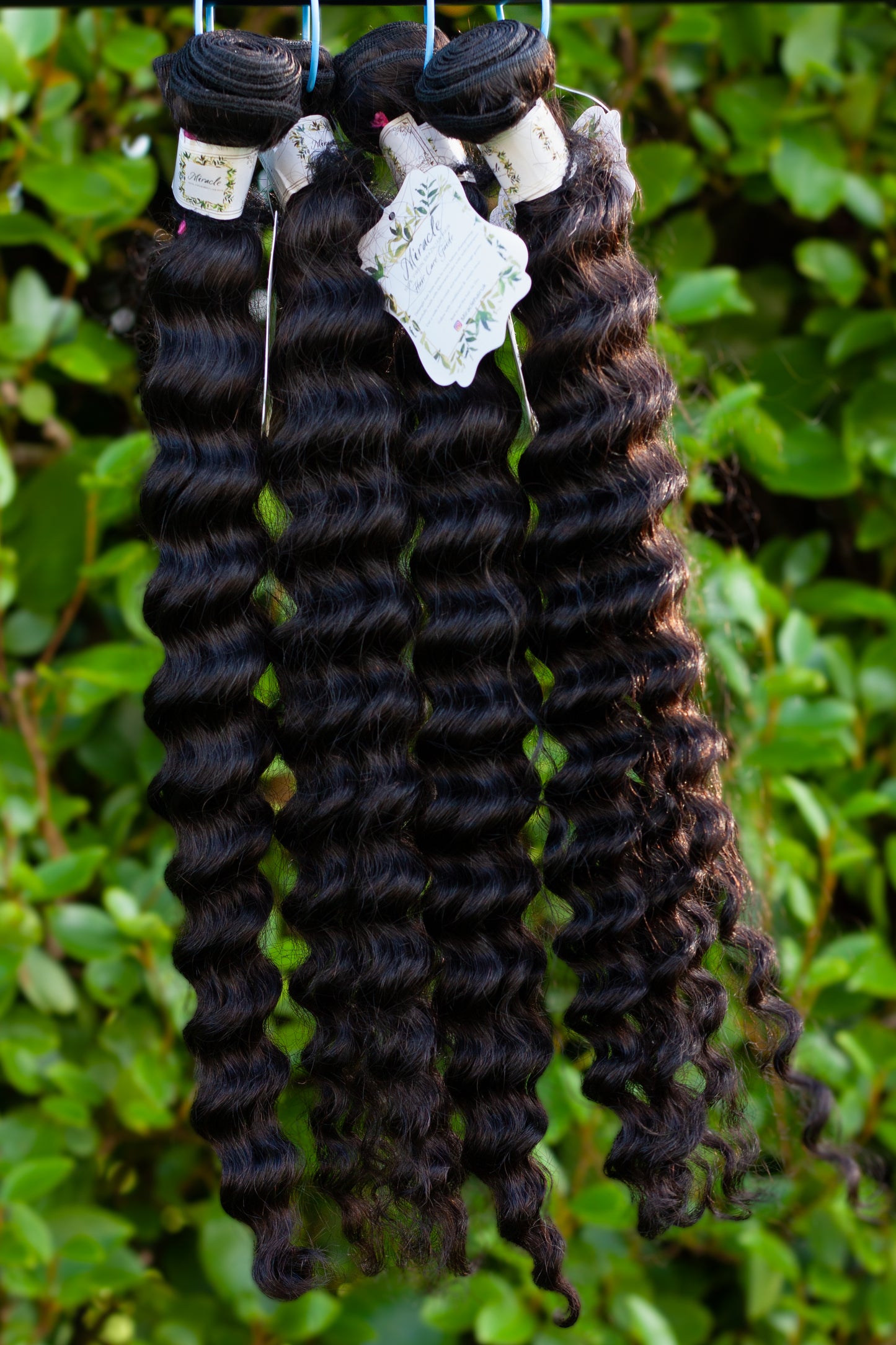 Miracle Miracle - DEEP WAVE 100% Virgin Brazilian Hair Unprocessed Hair Extensions - Ladies On The Run Hair & Skincare Club