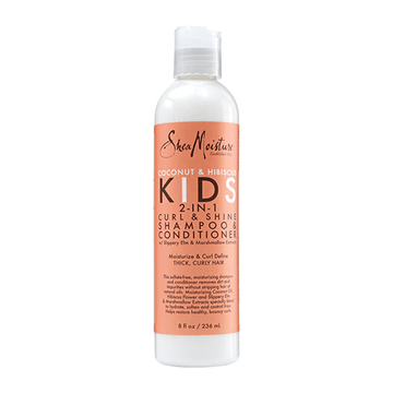 Shea Moisture SHEA MOISTURE - COCONUT & HIBISCUS KIDS 2IN1 SHAMPOO & CONDITIONER - 8OZ - Ladies On The Run Hair & Skincare Club