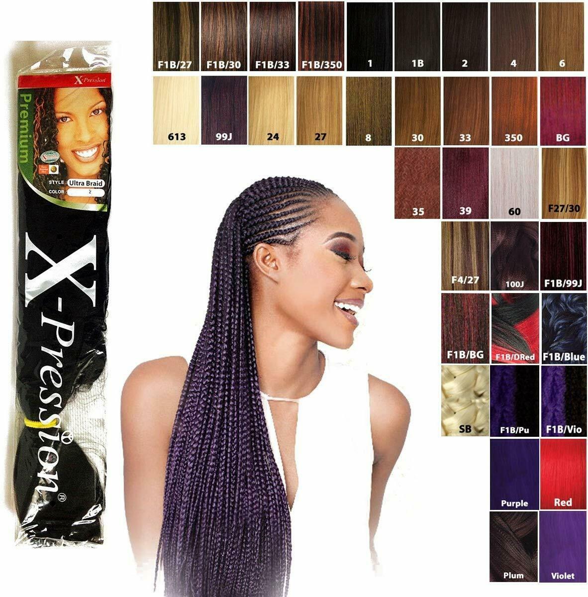 X-pression X-PRESSION ULTRA BRAID HAIR EXTENSION (VARIOUS COLOURS) - Ladies On The Run Hair & Skincare Club