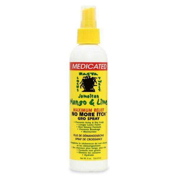 Jamaican Mango & Lime JAMAICAN MANGO & LIME - MAXIMUM RELIEF NO MORE ITCH GRO SPRAY - 8OZ - Ladies On The Run Hair & Skincare Club