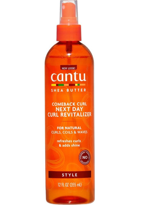 Cantu Shea Butter for Natural Hair Comeback Curl Next Day Curl Revitalizer 355ml