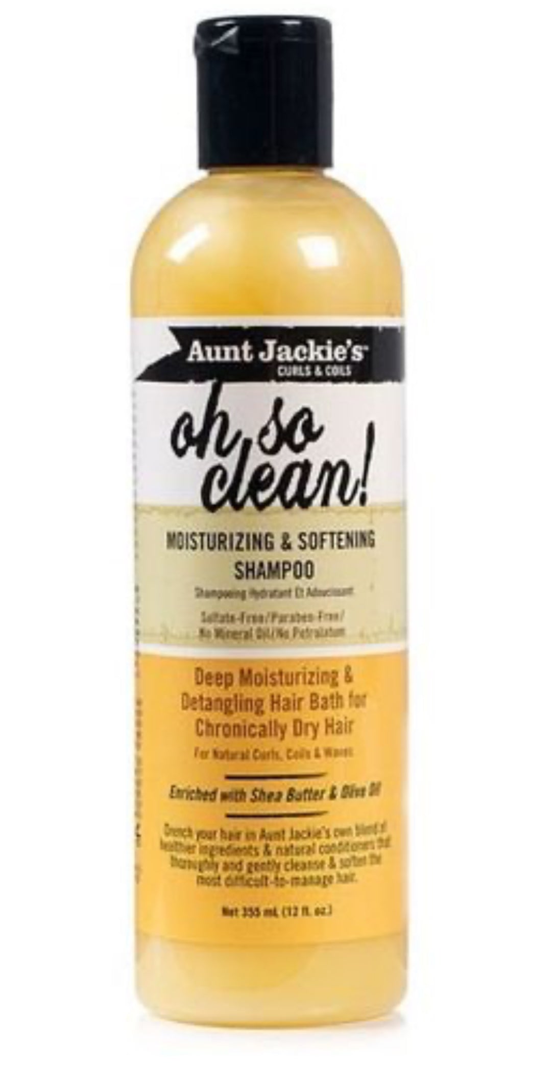 Aunt Jackie's - Oh So Clean Moisturizing & Softening Shampoo - 12oz