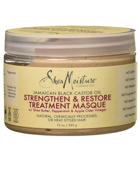 SHEA MOISTURE - JAMAICAN BLACK CASTOR OIL STRENGTHEN & RESTORE MASQUE