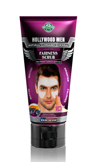 Ladies on the Run Hair and Skincare Club -Hollywood Style Herbal Formulas Hollywood Men Fairness Scrub Ladies on the Run Hair and Skincare Club
