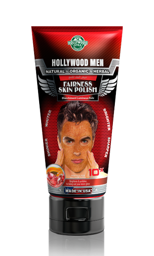 Ladies on the Run Hair and Skincare  Club-Hollywood Style Herbal Formulas Hollywood Men Fairness Skin Polish -Ladies on the Run Hair and Skincare  Club