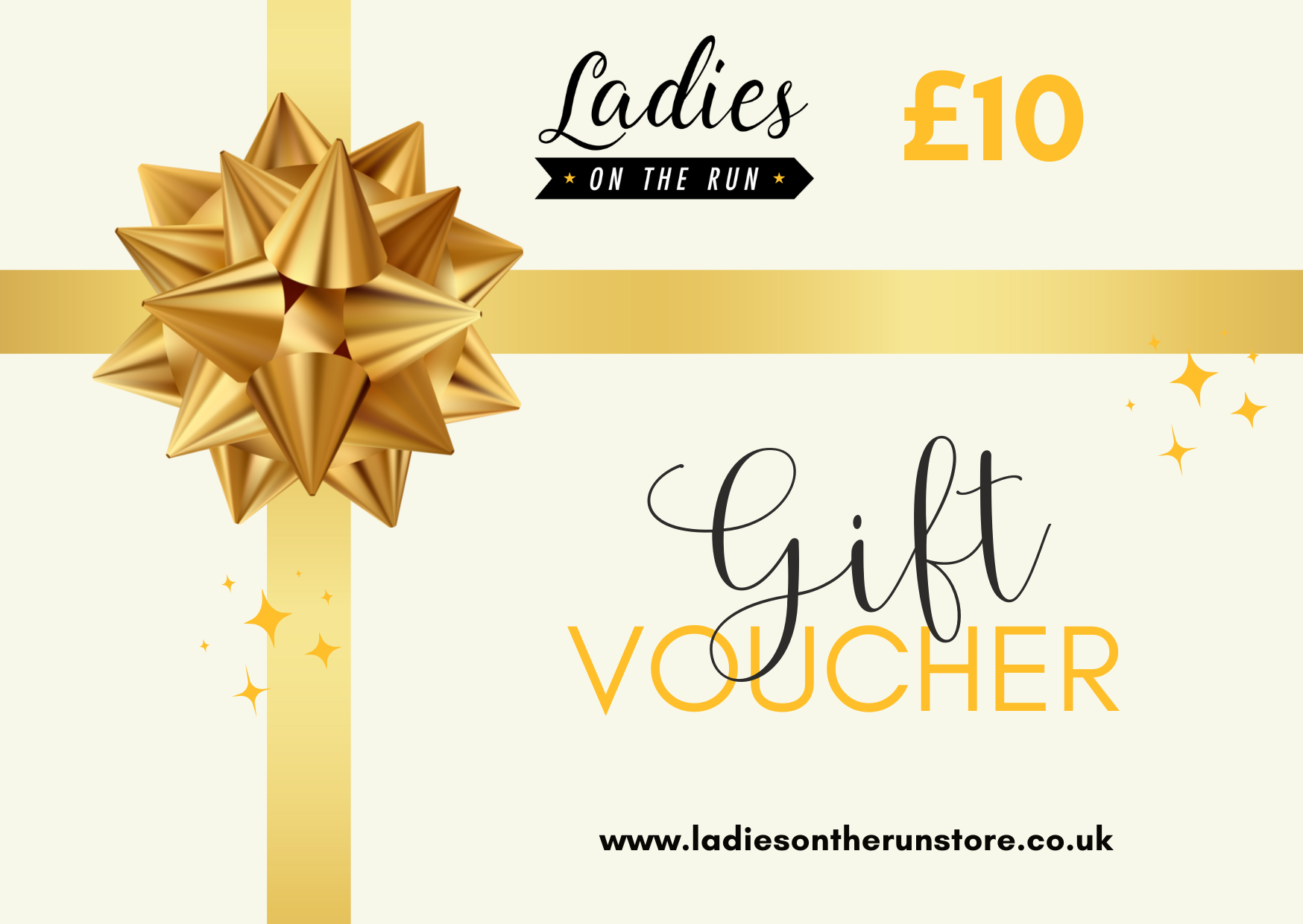 Ladies On The Run Hair & Skincare Club Ladies On The Run - Digital Gift Card Â£10.00 - Ladies On The Run Hair & Skincare Club