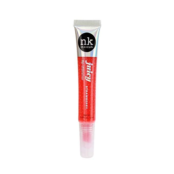 NK NICKA K NK Vitamin E Lip Gel Clear 15ml Tube Strawberry shimmer - Ladies On The Run Hair & Skincare Club