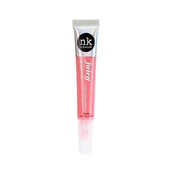 NK NICKA K NK Vitamin E Lip Gel Clear 15ml Tube Cotton Candy shimmer - Ladies On The Run Hair & Skincare Club