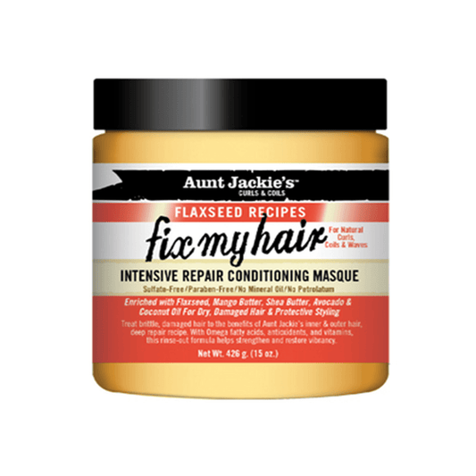 Aunt Jackie's AUNT JACKIE'S - FIX MY HAIR INTENSIVE REPAIR CONDITIONING MASQUE - 15OZ - Ladies On The Run Hair & Skincare Club