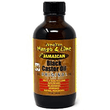 Jamaican Mango & Lime JAMAICAN MANGO AND LIME - BLACK CASTOR OIL - 4OZ - Ladies On The Run Hair & Skincare Club