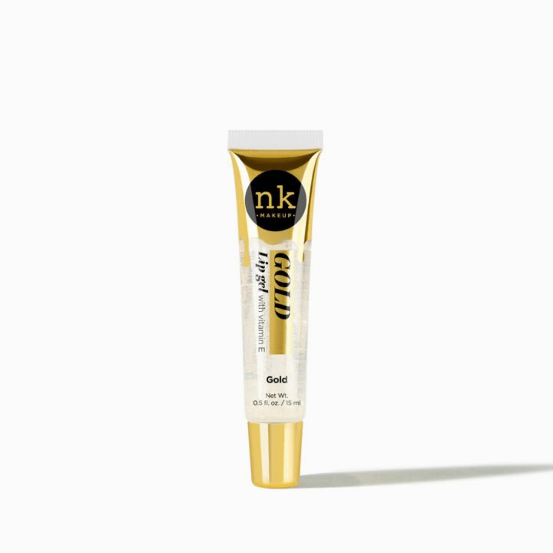 NK NICKA K NK Vitamin E Lip Gel Clear 15ml Tube Gold - Ladies On The Run Hair & Skincare Club