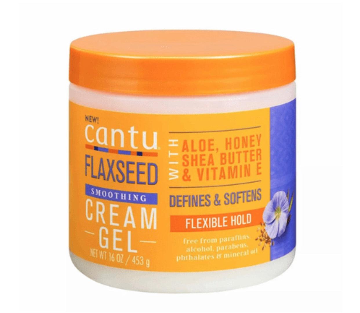 Cantu Cantu Flaxseed Smoothing Cream Gel 16oz - Ladies On The Run Hair & Skincare Club