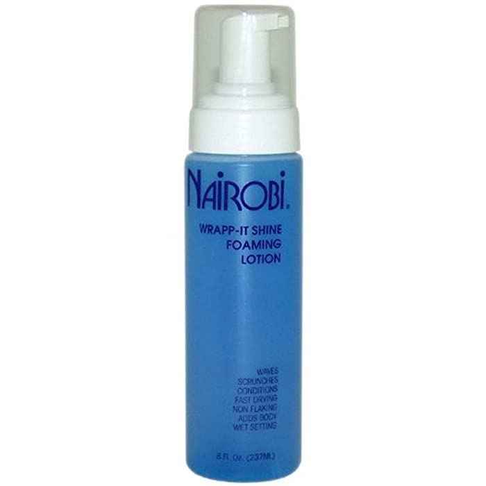 Nairobi Nairobi Wrapp-It Shine Foaming Lotion 8oz/235ml - Ladies On The Run Hair & Skincare Club