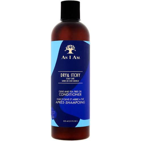 As I Am As I Am | Dry & Itchy Scalp Care | Olive & Tea Tree Oil Conditioner 8oz - Ladies On The Run Hair & Skincare Club