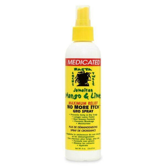 Jamaican Mango & Lime JAMAICAN MANGO & LIME - MAXIMUM RELIEF NO MORE ITCH GRO SPRAY - 8OZ - Ladies On The Run Hair & Skincare Club