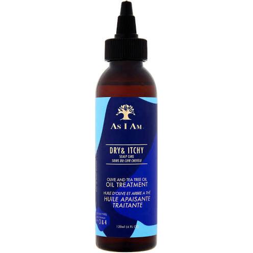 As I Am As I Am | Dry & Itchy Scalp Care | Olive & Tea Tree Oil Treatment 4oz - Ladies On The Run Hair & Skincare Club