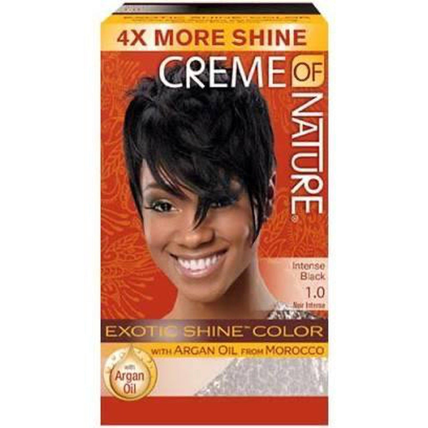 Creme Of Nature CREME OF NATURE - EXOTIC SHINE COLOUR INTENSE BLACK 1.0 - Ladies On The Run Hair & Skincare Club