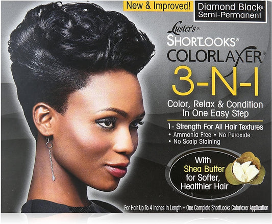 Profectiv Luster Shortlooks Colorelaxer 3 In 1 Diamond Black - Ladies On The Run Hair & Skincare Club